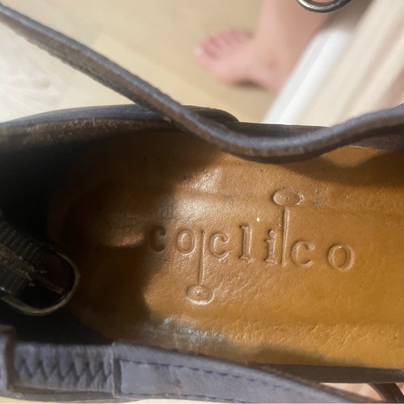 Colico blue and brown dip dye heels - Picture 6 of 6